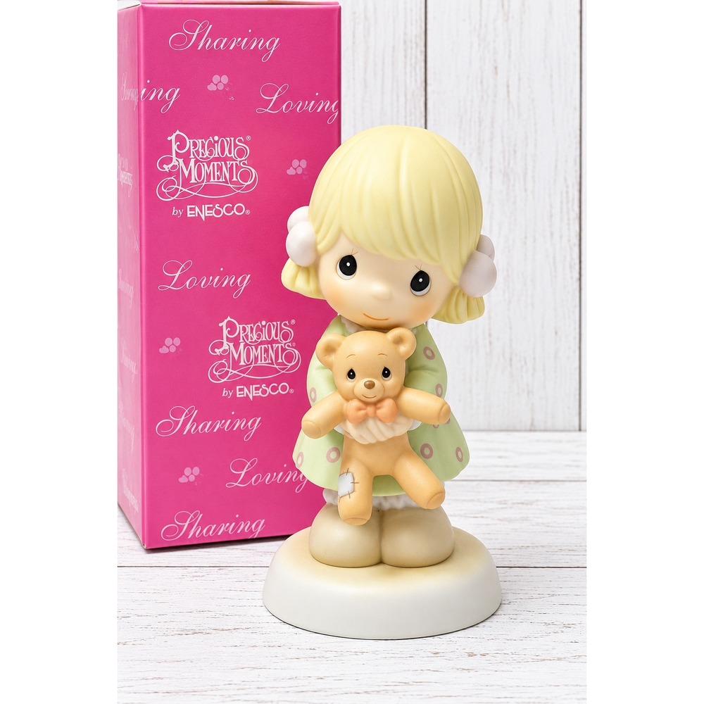 Precious Moments Figurine Life's Beary Precious With You 642673 Enesco Girl Bear